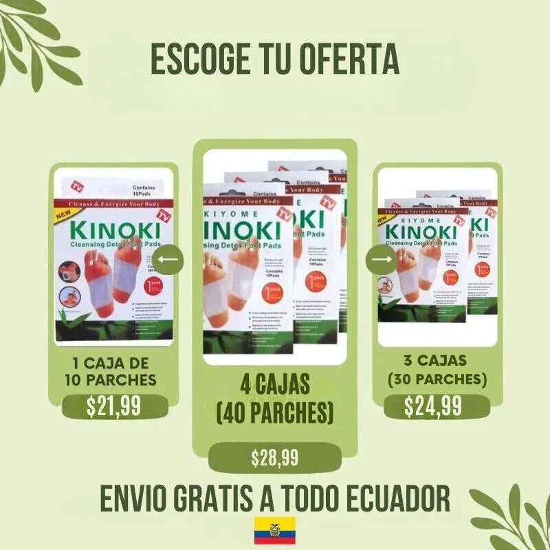 Kinoki™ |Parches Desintoxicante