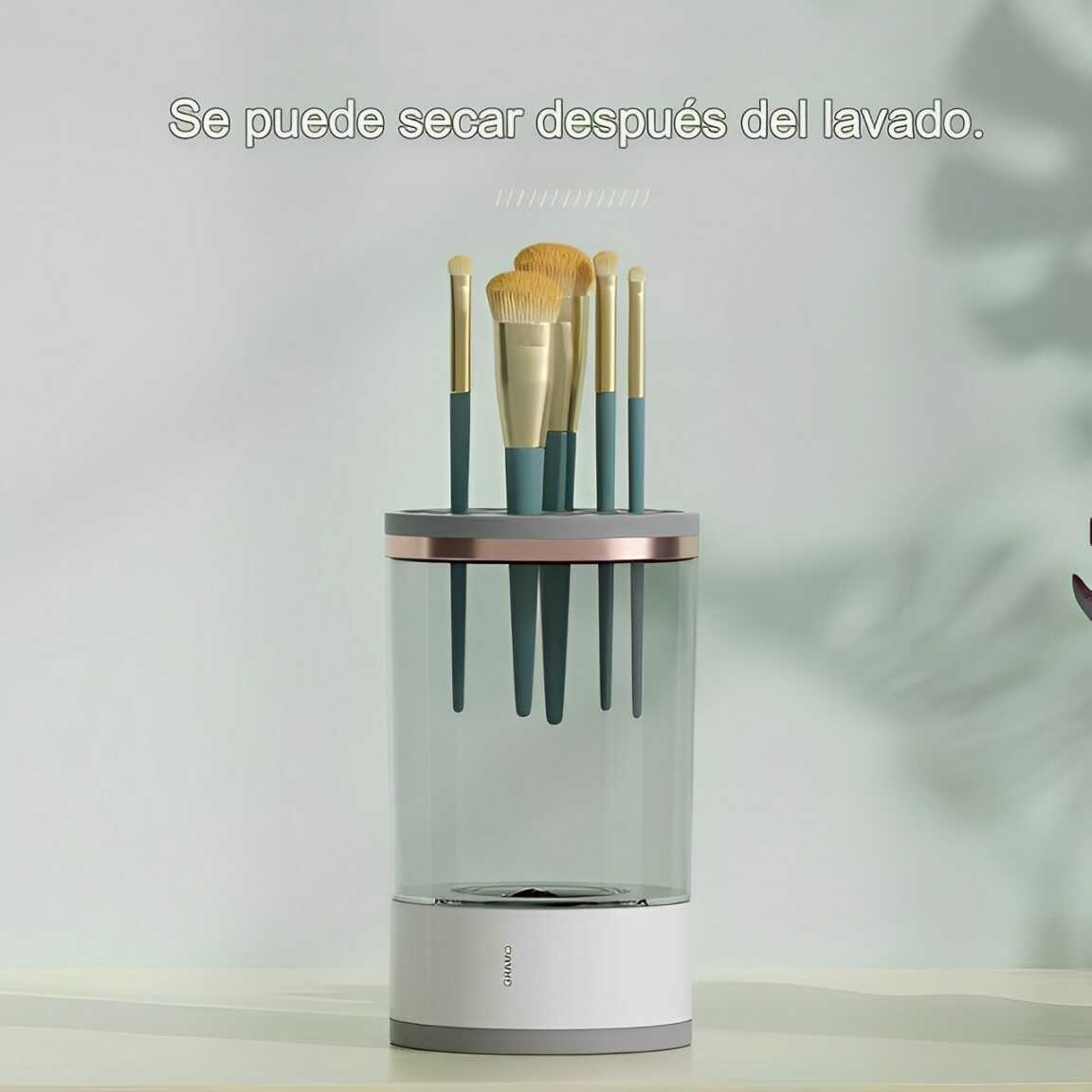 Limpiador de Brochas Automático + Kit de Brochas de REGALO