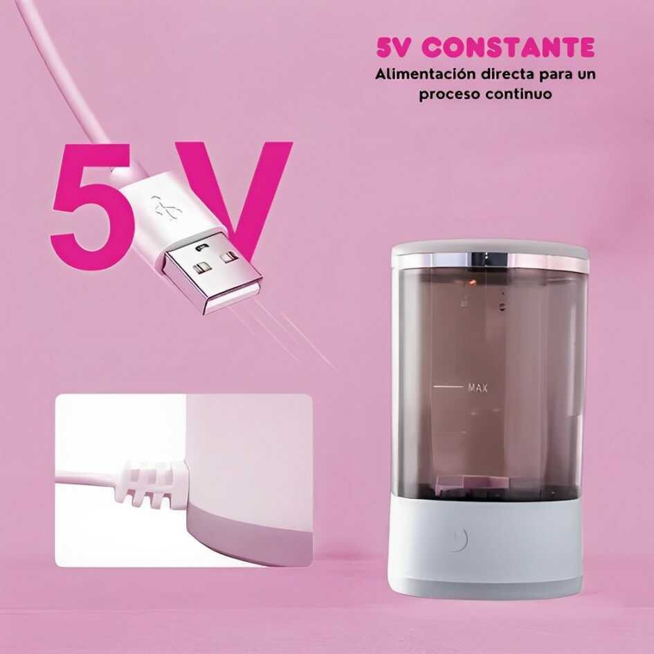 Limpiador de Brochas Automático + Kit de Brochas de REGALO