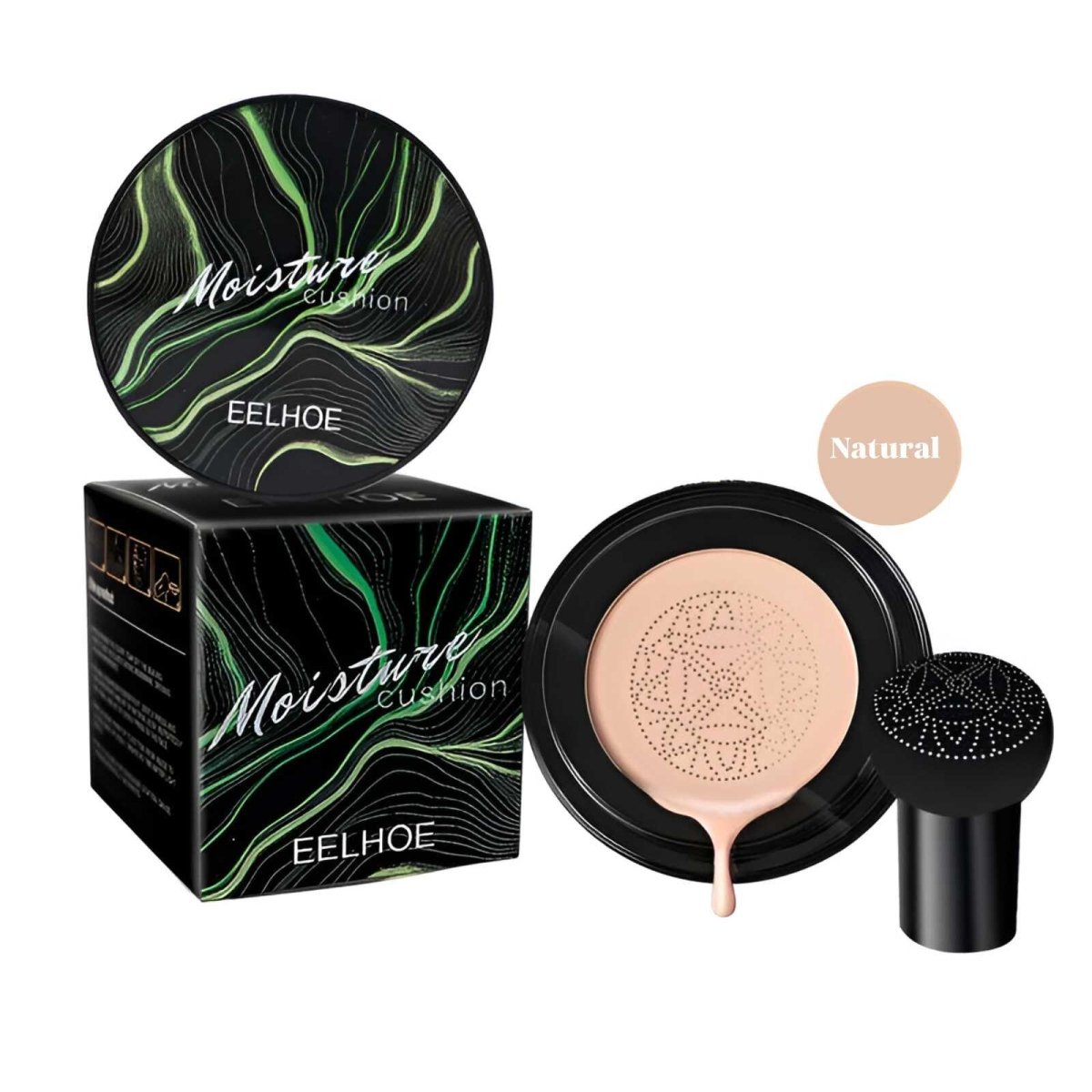 MOISTURE CUSHION™️ | BASE MAQUILLAJE + BROCHA DE REGALO - VirtuCompra