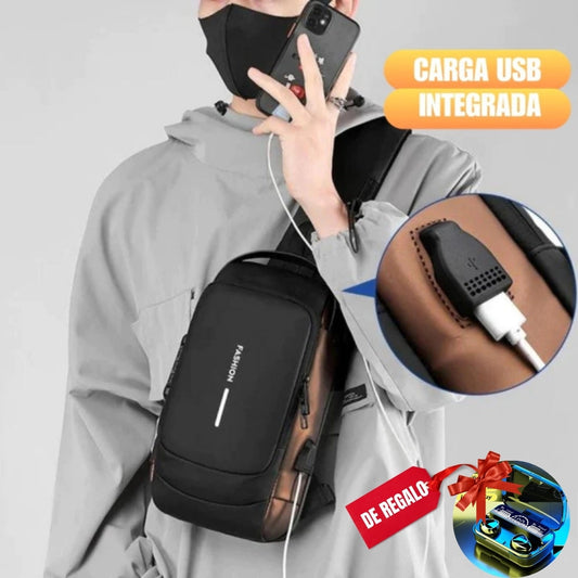 Bolso/Mochila Antirrobo Impermeable + Auricular B3 Pro de Regalo