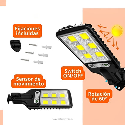 LÁMPARA SOLAR DE VIGILANCIA