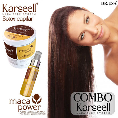 KARSEELL™ |  Mascarilla Nutritiva Para El Cabello + Aceite Argán