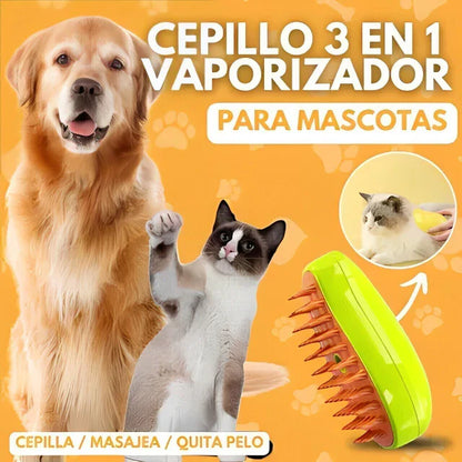 Cepillo Vaporizador Mágico Para Mascotas