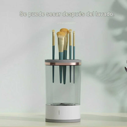 Limpiador de Brochas Automático + Kit de Brochas de REGALO
