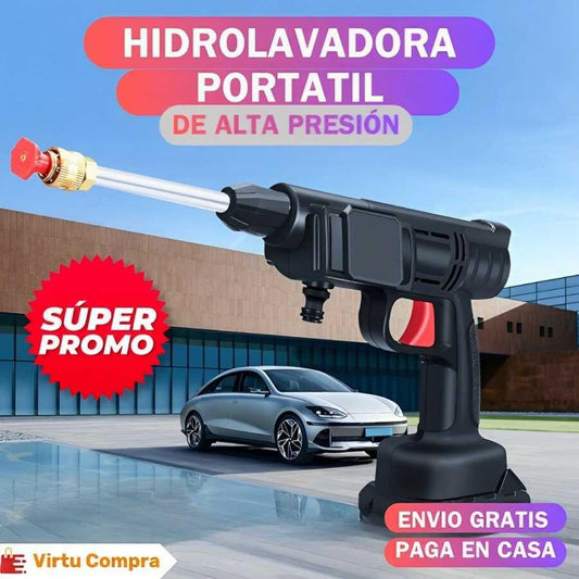 HIDROLAVADORA PORTATIL DE ALTA PRESIÓN 48v +🎁MALETIN DE REGALO🎁 - VirtuCompra