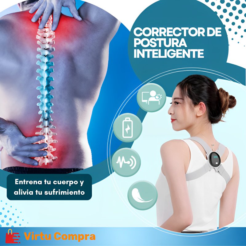 Smart Posture Pro© | Corrector de postura inteligente - VirtuCompra